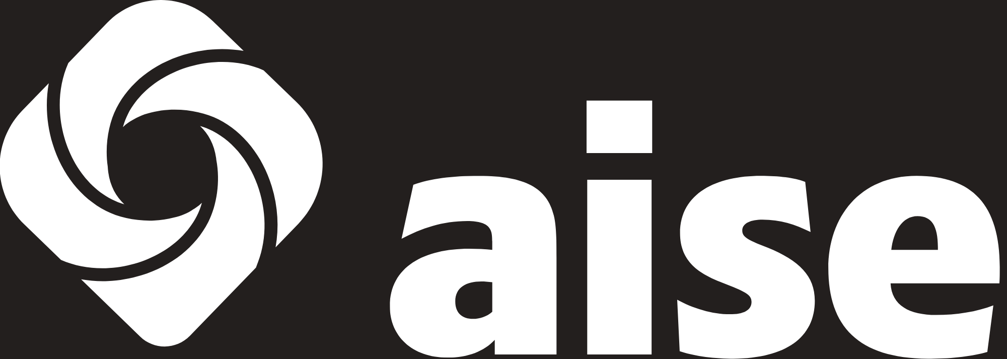AISE_Logo blanco sobre gris